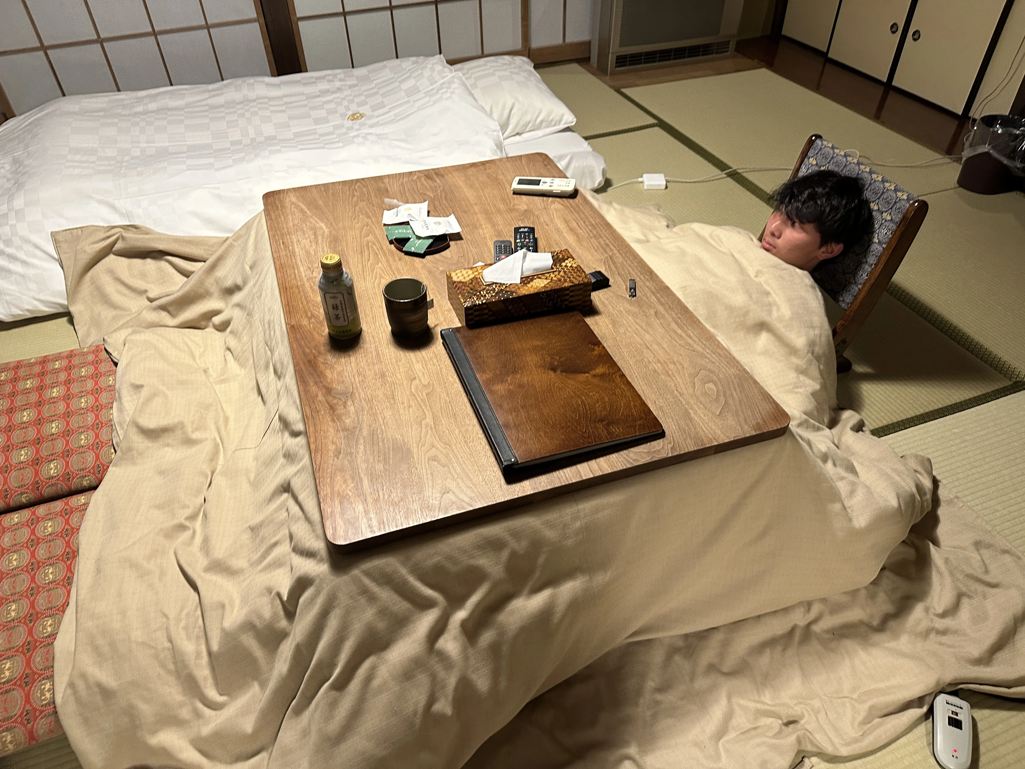 me under a kotatsu